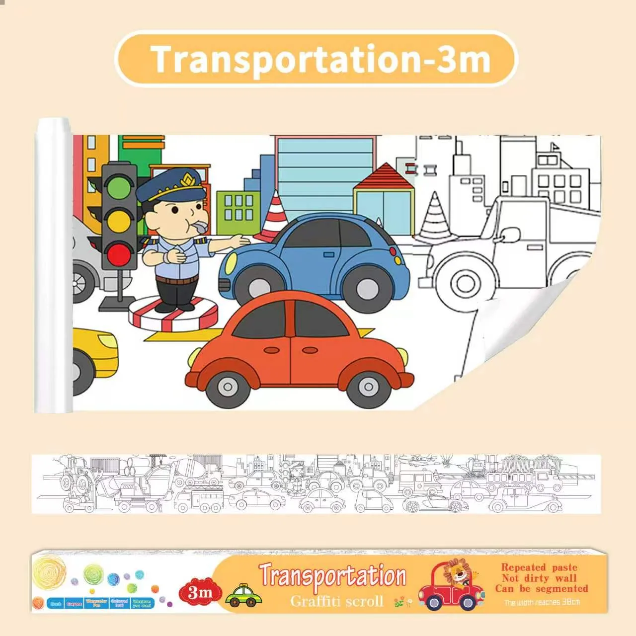 Graffiti Scroll – Transportation